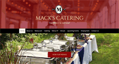 Desktop Screenshot of mackscatering.com