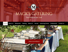 Tablet Screenshot of mackscatering.com